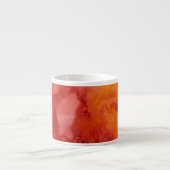 Waterverf schilderachtergrond. espresso kop (Voorkant)