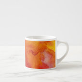 Waterverf schilderachtergrond. espresso kop (Rechts)