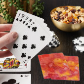 Waterverf schilderachtergrond. pokerkaarten (Insitu)