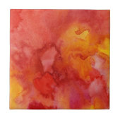 Waterverf schilderachtergrond. tegeltje (Voorkant)