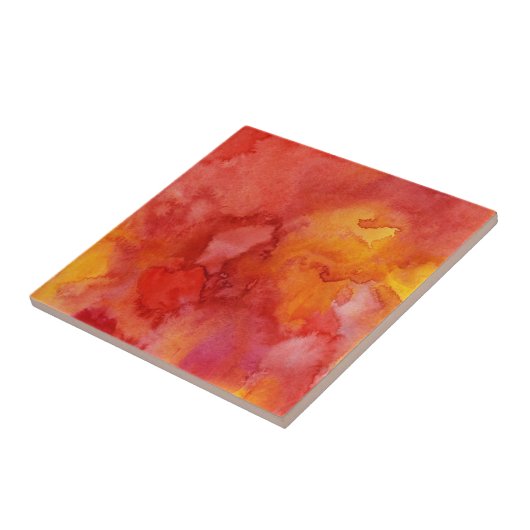 Waterverf schilderachtergrond. tegeltje (Zijkant)