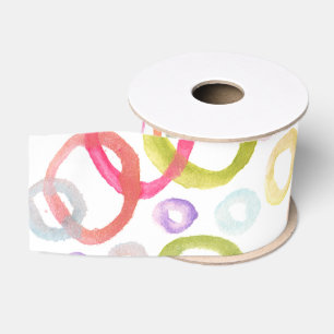 waterverf schildercirkels grosgrain lint