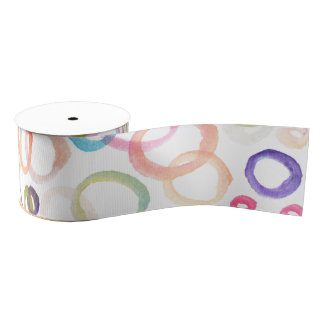 waterverf schildercirkels grosgrain lint