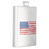 Waterverf schilderde Amerikaanse vlag Flacon (Rechts)
