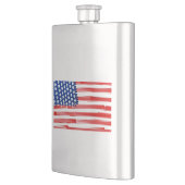 Waterverf schilderde Amerikaanse vlag Flacon (Links)