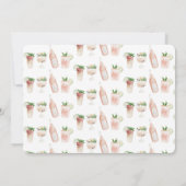 waterverf schilderde drinken 30 & 30 aankondiging (Achterkant)