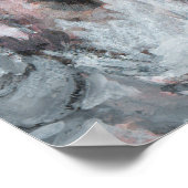 Waterverf schilderde Great Dane face Poster (Hoek)