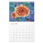 Waterverf Schilderen Bloemen Kalender (Jan 2027)