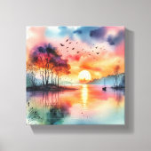 waterverf schilderen canvas afdruk (Voorkant)