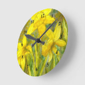 Waterverf schilderen, Gele bloemen Kunst, Daffodil Grote Klok (Hoek)
