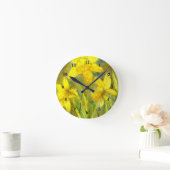 Waterverf schilderen, Gele bloemen Kunst, Daffodil Grote Klok (Huis)