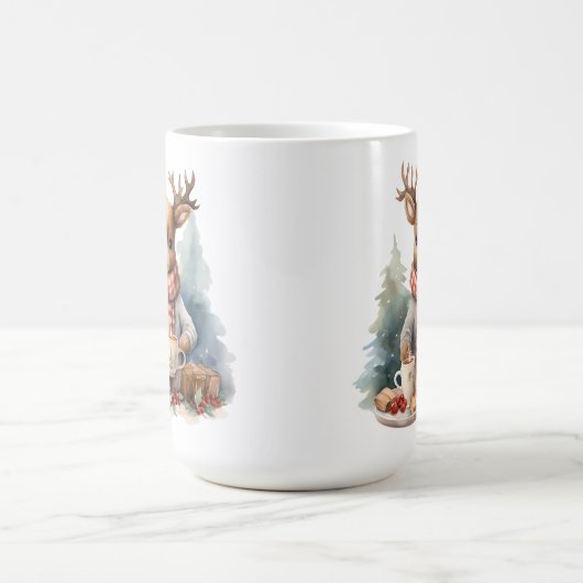 Waterverf schilderen  koffie mok (Center)