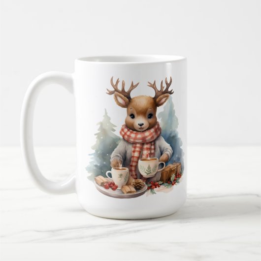 Waterverf schilderen  koffie mok (Links)