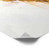 Waterverf schilderen, mooie Afrikaanse vrouwen Poster (Hoek)