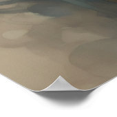 Waterverf Schilderen Mooie Aziatische Vrouw Bloeme Poster (Hoek)