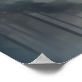 Waterverf Schilderen Mooie Aziatische Vrouw Bloeme Poster (Hoek)