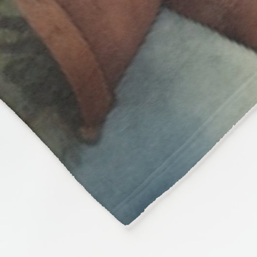 Waterverf Schilderen Ocean Uitzicht Front Porch Fleece Deken (Hoek)