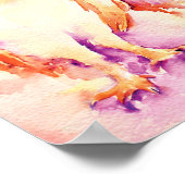 Waterverf schilderen van 3 Barn Owls Poster (Hoek)