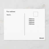 Waterverf schilderen van Afrikaanse olifanten Briefkaart (Achterkant)