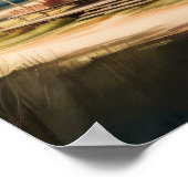 Waterverf Schilderen van Antiek Country Store Poster (Hoek)