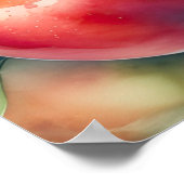 Waterverf Schilderen van Appels Poster (Hoek)