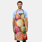 Waterverf Schilderen van Assorted Fruit Schort (Gedragen)