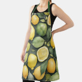 Waterverf Schilderen van citroenen Schort (Insitu)