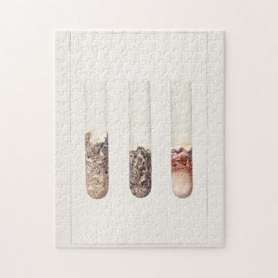 Waterverf schilderen van citrus Aurantifolia Legpuzzel