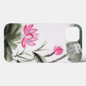 Waterverf schilderen van de Lotus Flower Case-Mate iPhone Case (Achterkant (horizontaal))