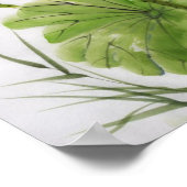 Waterverf schilderen van de Lotus Flower Poster (Hoek)