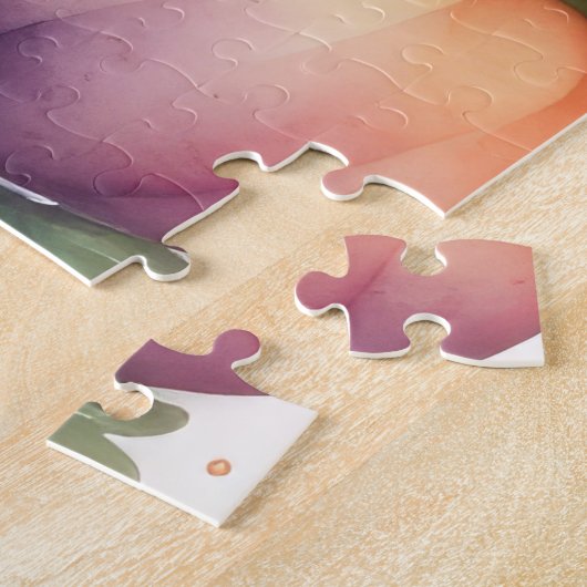 Waterverf Schilderen van Diverse Groenten Legpuzzel (Zijkant)