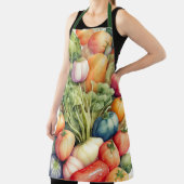 Waterverf Schilderen van Diverse Groenten Schort (Insitu)