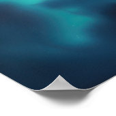 Waterverf Schilderen van een Giraffe 3:4 Poster (Hoek)