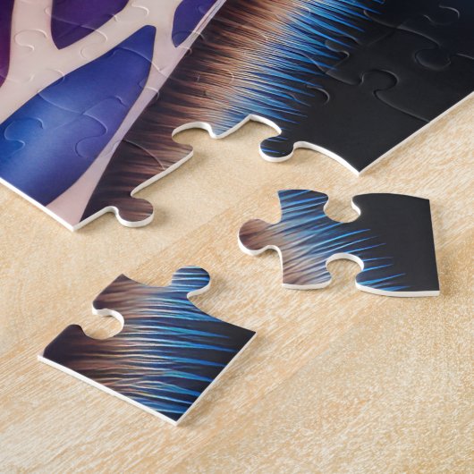 Waterverf Schilderen van een Giraffe Legpuzzel (Zijkant)