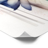 Waterverf Schilderen van een luiaard 5:4 Poster (Hoek)