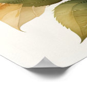 Waterverf Schilderen van een Roos Poster (Hoek)