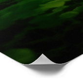 Waterverf Schilderen van een weelderig Zomerbos Poster (Hoek)