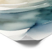 Waterverf Schilderen van Fish Splash Poster (Hoek)