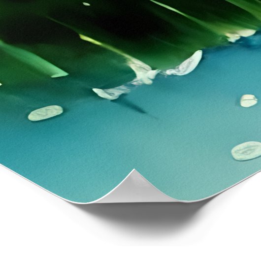 Waterverf schilderen van het meer van Como (Lago d Poster (Hoek)