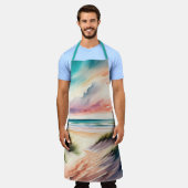 Waterverf Schilderen van het strand Schort (Gedragen)