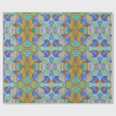 Waterverf schilderen van kleurrijke cirkels, Kinde Cadeaupapier (Vlak)