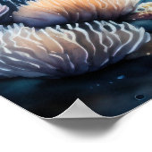 Waterverf Schilderen van Koraalrif Vis Poster (Hoek)