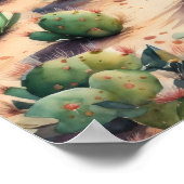 Waterverf Schilderen van Landelijk Landschapswoest Poster (Hoek)