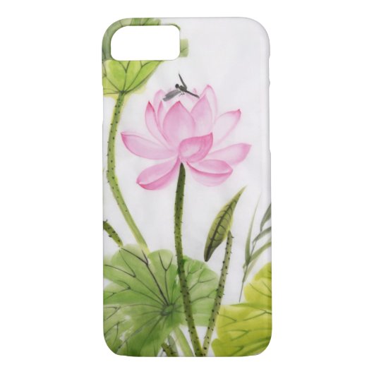 Waterverf schilderen van Lotus Flower 2 Case-Mate iPhone Case (Achterkant)