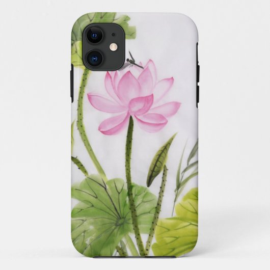 Waterverf schilderen van Lotus Flower 2 Case-Mate iPhone Case (Achterkant)