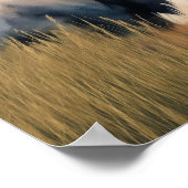 Waterverf Schilderen van Moose Natuur Poster (Hoek)