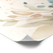 Waterverf Schilderen van Papegaaivissen Poster (Hoek)