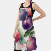 Waterverf Schilderen van Pruimen Schort (Insitu)