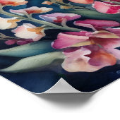 Waterverf Schilderen van Snapdragons Poster (Hoek)