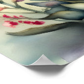 Waterverf Schilderen van Snapdragons Poster (Hoek)